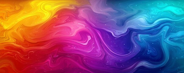 Obraz premium Vivid Swirls of Colorful Abstract Art with Fluid Patterns and Dynamic Motion for Creative Backgrounds, Design Projects, and Artistic Expressions