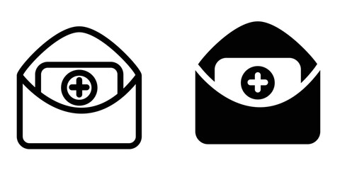 Medical Report icon design template