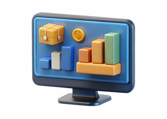 Macro view of logistics software with real time cost tracking concept as Close up of a computer screen displaying real time cost tracking software for logistics highlighting financial data and analyti