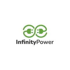 Infinity Power Logo Simple Modern