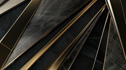 Obraz premium Abstract Metal and Leather Textures with Geometric Shapes and Lines