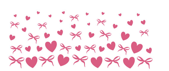 Coquette bow pink Valentine Libbey glass wrap svg png, libbey glass svg, Coffee glass can svg, can glass wrap, 16oz Full Wrap, Can Glass png
