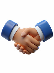 Macro Handshake Professionals Modern Workspace Trust Empowerment Growth