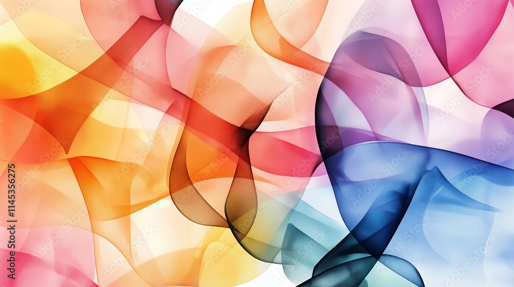 Poster colorful abstract patterns swirl through the design, creating a captivating visual experience filled
