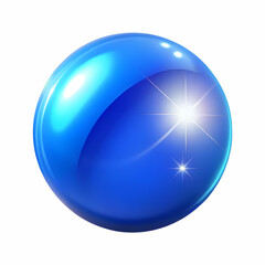 Glossy Blue Gradient Background with Light Flares for Motivational Banners