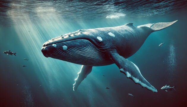 The North Atlantic right whale, a baleen whale in the genus Eubalaena, is one of three right whale species.