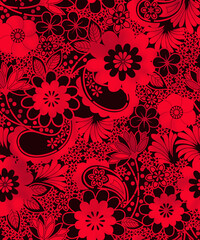 Ethereal Symphony: A Digital Abstract Allover Design Pattern