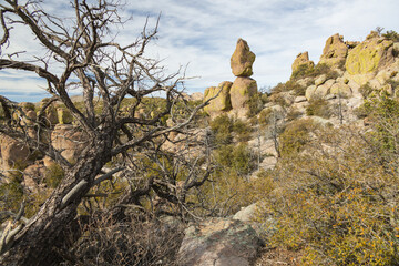 Balanced rock at Chiricahua National Monument, Arizona