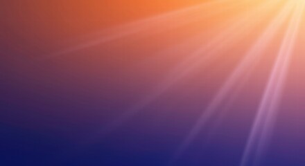 Obraz premium Sunset Radiance: Warm Hues and Sunbeams 