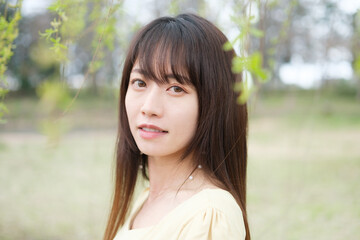 Naklejka premium 美しい日本女性