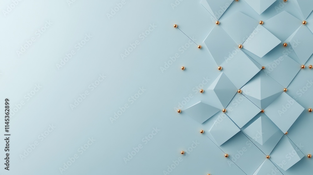 Poster design features a minimalistic star of david pattern on a gentle blue background accented by subtle 