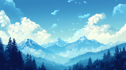 Fototapeta premium The blue sky, wallpaper, the brightness of the sky, so beautiful.