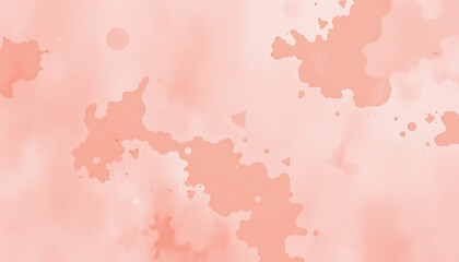 Fototapeta premium Abstract Peach Watercolor Splashes Background