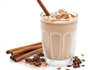 Creamy Cinnamon Delight A Festive Spiced Latte Perfect for Cozy Moments