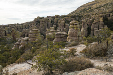 Rock formations at Chiricahua National Monument, Arizona
