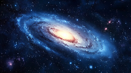 Naklejka premium Andromeda constellation. Constellation. Illustration