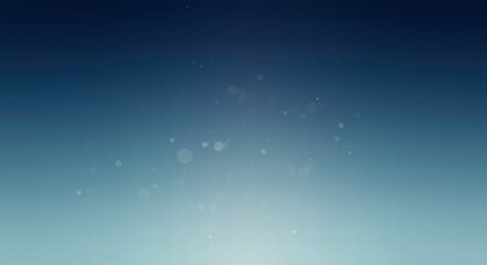Abstract Blue Gradient with Light Particles 