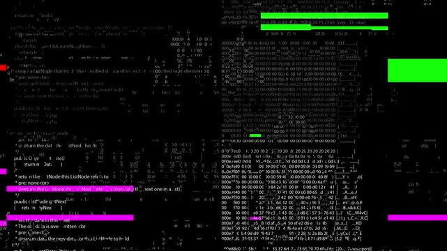 Programming code screen, software development. Perfect for coding, IT solutions, digital technology, web applications. cyber nano innovation future tech data, internet network connection, Ai big data