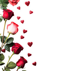 Fototapeta premium Valentine's Day Themed Background, Generative AI