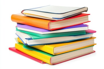 A Colorful Stack of Books Ready for Reading and Learning Adventures
