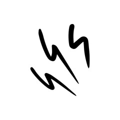 Comic stroke element 