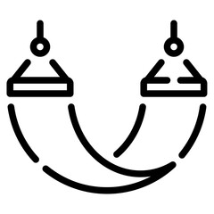 Minimalist Swing Design Icon