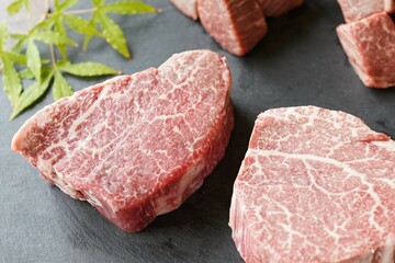 黒毛和牛ヘレステーキ＆ヘレサイコロステーキセット