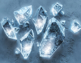 Shattered Ice Crystals