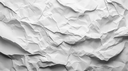 white paper texture, symbolizing disorder and creativity. Wrinkles and folds suggest imperfection and spontaneity, evoking themes of struggle, transformation, and potential