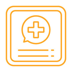 Obraz premium Medical App Icon