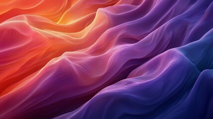 Fototapeta premium Abstract colorful wavy background.