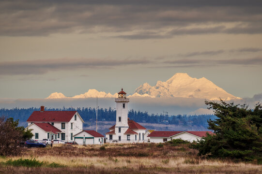 Point Wilson Light is an active aid to navigation located in Fort Worden State Park near Port Townsend, Washington. Overlooking the entrance to Admiralty Inlet and the Strait of Juan de Fuca. 