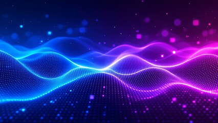 Pixelated matrix background with vibrant color gradients, blending digital art, abstract design, and technology themes. Ideal for modern visuals, creative projects, and tech concepts.