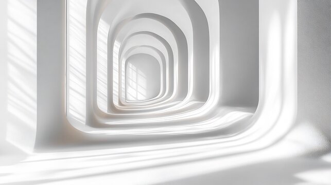 Minimalist Facebook profile picture frame template with elegant lines and space for text isolated on a transparent background for professional branding