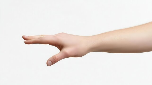 Fingers miming a scissors motion, vibrant blue background, symbolic of cutting or creativity, playful and conceptual.