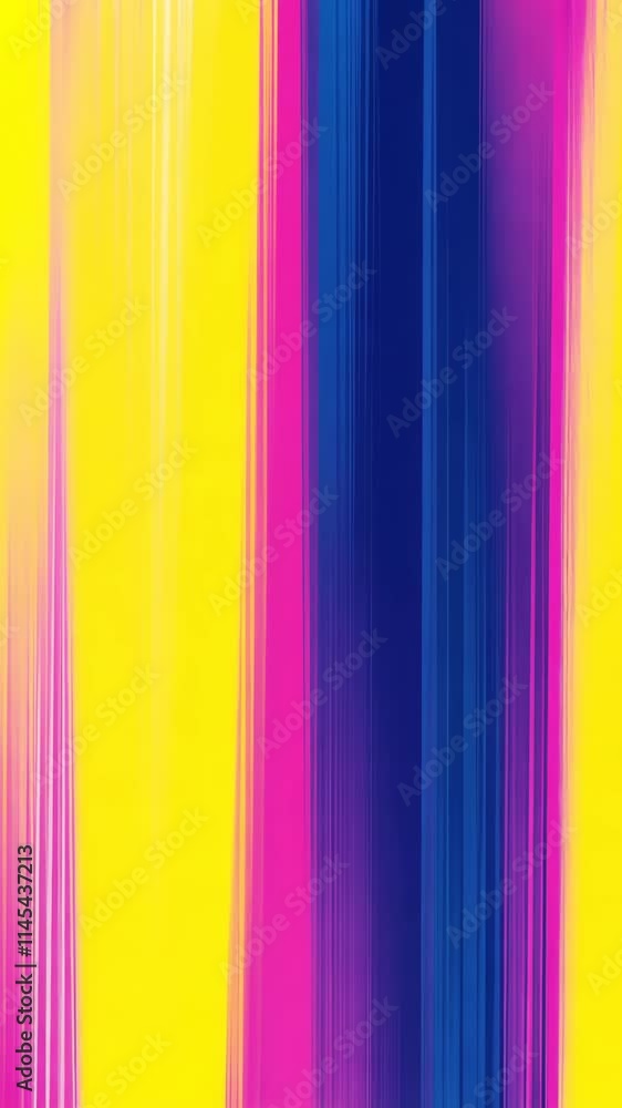 Poster vibrant color stripes create an energetic background for creativity and design projects