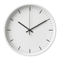 Wall clock isolated on transparent background Remove png, Clipping Path, pen tool
