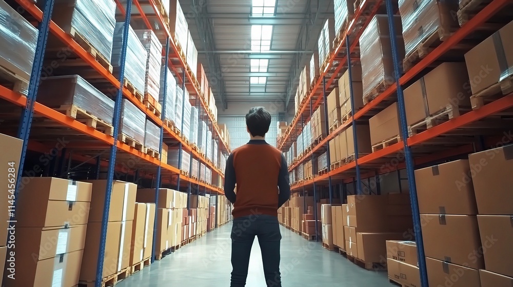 Poster utilizing augmented reality in smart warehouse operations efficiently