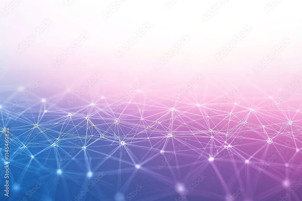 Poster abstract network connection digital data flow background