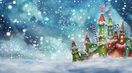 Whoville backdrop Digital whoville fantasy