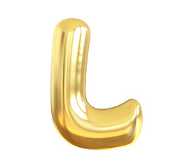 Gold Letter L