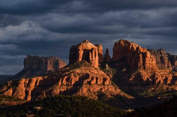 Stormy Sedona Red Rock Skyline