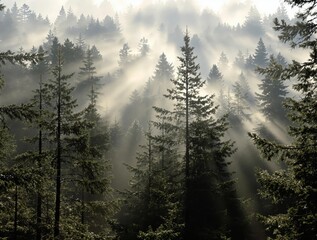 sunrise in the mountains