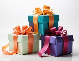 Obraz premium gift box with ribbon