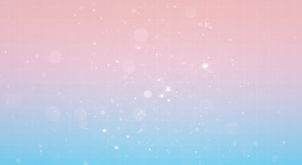 Pastel Dream: Soft, ethereal bokeh lights dance on a gentle gradient of pink and blue, creating a dreamy, romantic atmosphere. Perfect for backgrounds, websites.