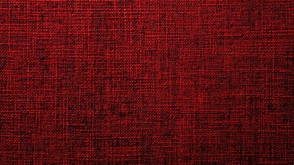 Vivid red fabric texture, a detailed closeup of rich color and woven pattern for textile backgrounds