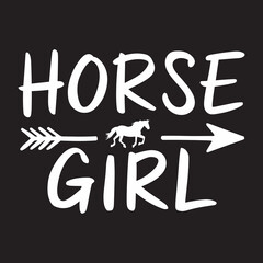 Horse Girl - Running Horse Arrow T-Shirt