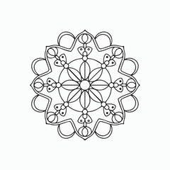 mandala line art