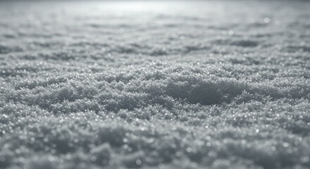 Obraz premium Close-up view of sparkling snow surface.