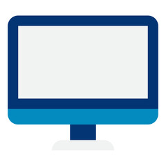 Stylish Computer Monitor Illustration